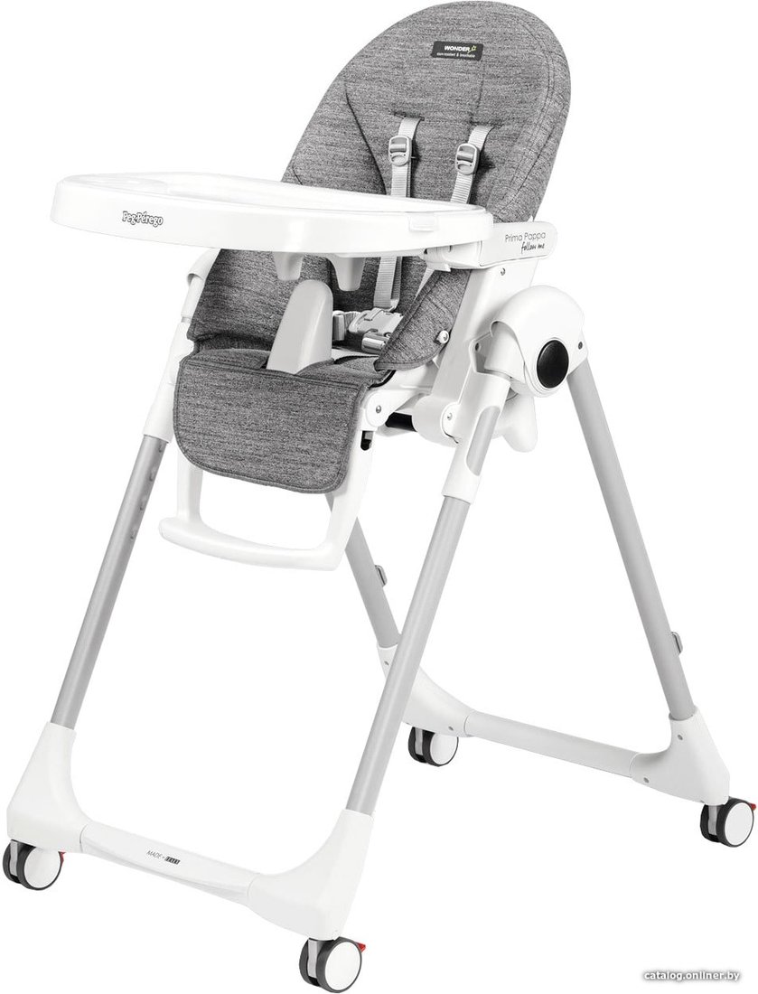 Высокий стульчик Peg Perego Prima Pappa Follow Me (wonder grey)