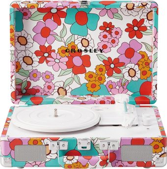 Виниловый проигрыватель Crosley Cruiser Plus Groovy Floral