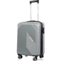 Чемодан-спиннер Gianni Conti Valencia GC201 55 см (серебристо-серый)