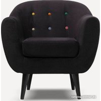 Интерьерное кресло Divan Роттердам 46325 (Velvet Black)
