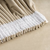 Комплект штор Mio Tesoro Velvet 150x260 + Гардина Вуаль 300х260 (кремовый, белый)