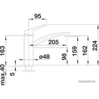Смеситель Blanco Nea белый [519406]
