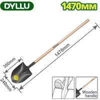 Лопата штыковая остроконечная Dyllu DTSE2327