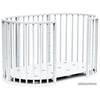 Кроватка-трансформер Bambini М.01.10.14 (белый)