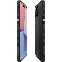 Чехол для телефона Spigen Liquid Air для iPhone 15 ACS06790 (черный)