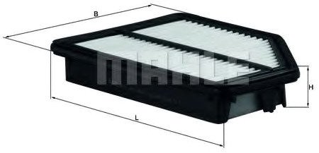

Воздушный фильтр Mahle Knecht LX3007
