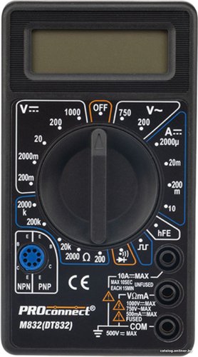 Мультиметр PROconnect M832 (DT832)