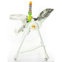 Высокий стульчик ForKiddy Podium Toys 0+ 2021 (серый/круги)