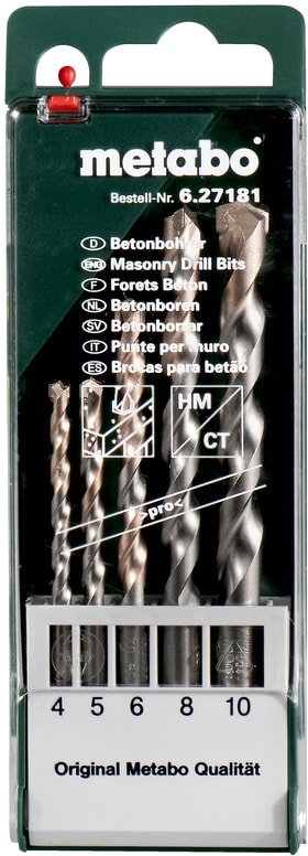 

Набор сверл Metabo 627181000 (5 предметов)