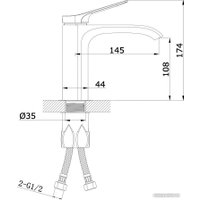 Смеситель Vieir V343511-C