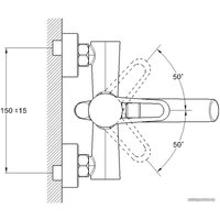 Смеситель G.Lauf NUD3-A045KH (сатин)
