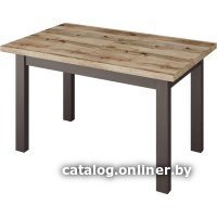 Кухонный стол Senira Кастусь 100-130x60 (береза сандал/венге)