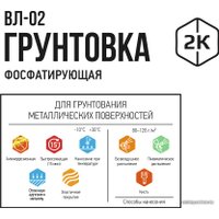 Полимерная грунтовка LIDA Фосфатирующая ВЛ-02 2 л (прозрачно-желтый)