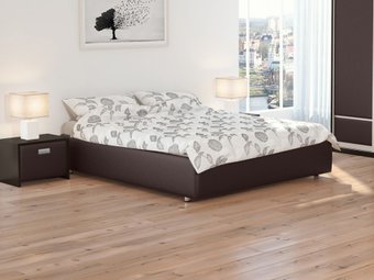 Ormatek Como Base 1 180x200 (экокожа, коричневый)