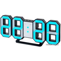 Настольные часы Perfeo Luminous PF-663 (черный/синий)