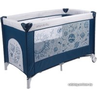 Манеж-кровать Amarobaby Multiform Space AMARO-26MSP-Si (синий)