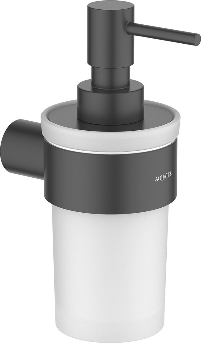 

Дозатор для жидкого мыла Aquatek Лира AQ4405MB (матовый черный)