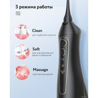 Ирригатор  Fairywill F5020E (черный, 7 насадок)