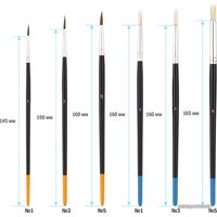 Набор кистей ArtSpace пони щетина плоская SB_3298 (15 шт)