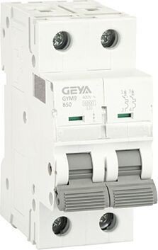 

Выключатель автоматический GEYA GYM9-2P-50B 2P 50A B 6kA 2M GYM92P50B