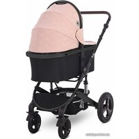 Универсальная коляска Lorelli Boston 2021 (2 в 1, розовый, звезды)