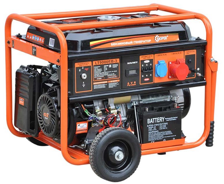 

Бензиновый генератор Skiper LT9000EB-3