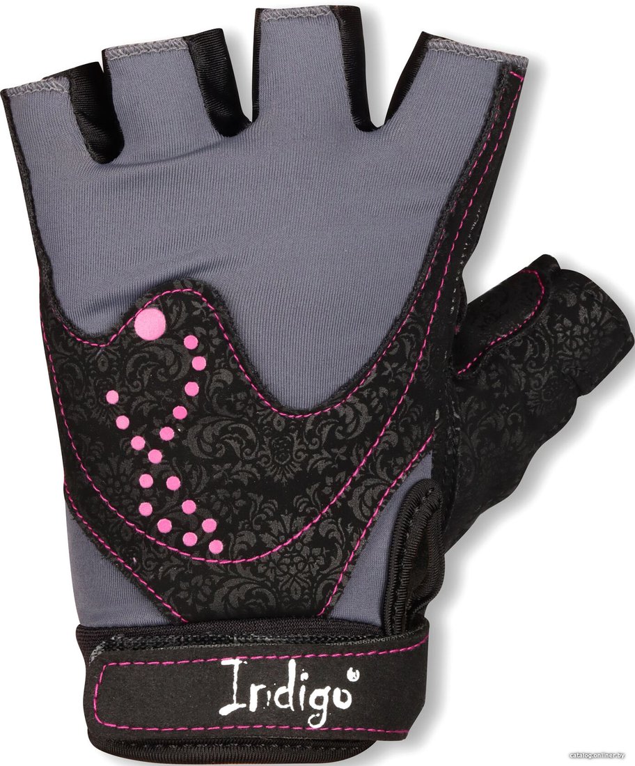 Перчатки для фитнеса Indigo SB-16-8056 (M, серый)