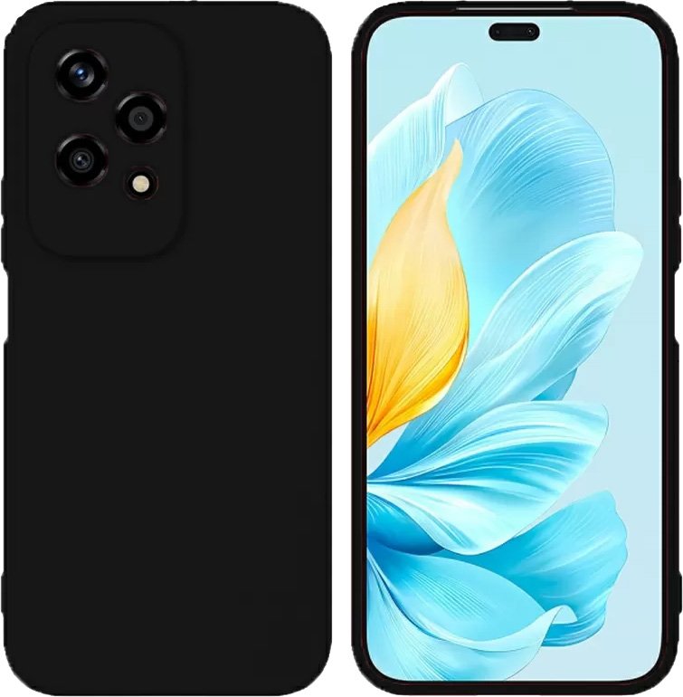 

Чехол для телефона KST Silicone Cover для Honor 200 Lite (черный с закрытым низом)