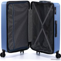 Чемодан-спиннер Torber T1919L 77 см (синий)