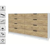 Комод Интерлиния Концепт КТ-К197 (дуб золотой/белый платинум)