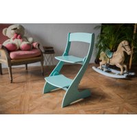 Растущий стул Друг Кузя Растущий Павлин (бирюзовый)