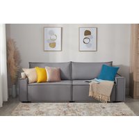 Диван Mio Tesoro Дюссельдорф 293 1.5ек-1.5ек (1174 Savanna Plus Ash)