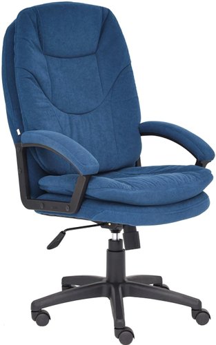 Офисное кресло TetChair Комфорт ЛТ (флок, синий)