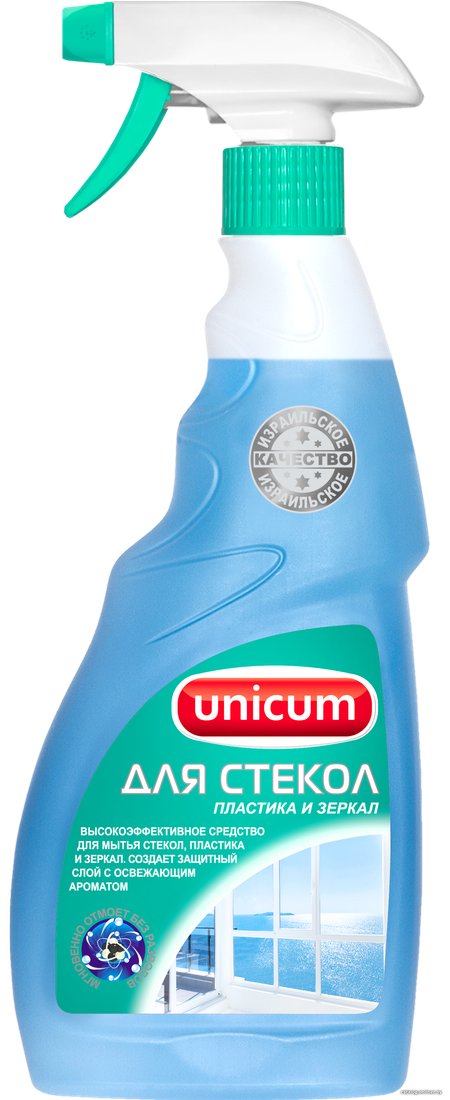 Средство для пластика Unicum Для стекол 500 мл