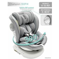 Детское автокресло Amarobaby Champion Isofix AMARO-2008CH-Se (серый)