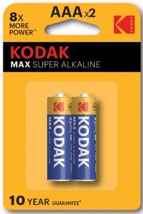 

Батарейка Kodak Max K3A-2 LR03 BL-2 30952874 2 шт