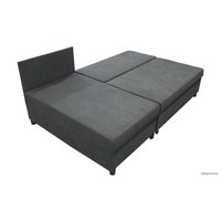 Угловой диван Mio Tesoro Farris 4УС+0Пд (шенилл, Evento Carbon Black)