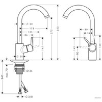 Смеситель Hansgrohe Talis S2 32080000