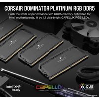Оперативная память Corsair Dominator Platinum RGB 2x32ГБ DDR5 6400 МГц CMT64GX5M2B6400C32