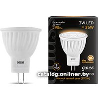 Светодиодная лампочка Gauss GU4 3Вт 2700K [132517103]