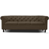 Диван Brioli Винчестер трехместный (J5/коричневый)