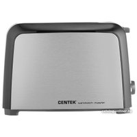 Тостер CENTEK CT-1429 (черный/серебристый)