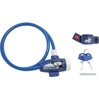 Тросовый велосипедный замок Force Kids 48977 (синий)
