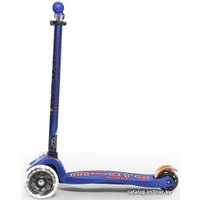 Трехколесный самокат Micro Maxi Deluxe LED (синий)