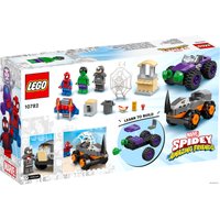 Конструктор LEGO Marvel Spiderman 10782 Схватка Халка и Носорога на грузовиках