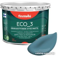 Краска Finntella Eco 3 Wash and Clean F-08-1-3-LG260 2.7 л (бирюзовый)