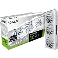 Видеокарта Palit GeForce RTX 5070 White OC NE75070U19K9-GB2050W