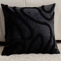 Чехол на подушку Matex Tufted Lines ALEX-37 (черный)