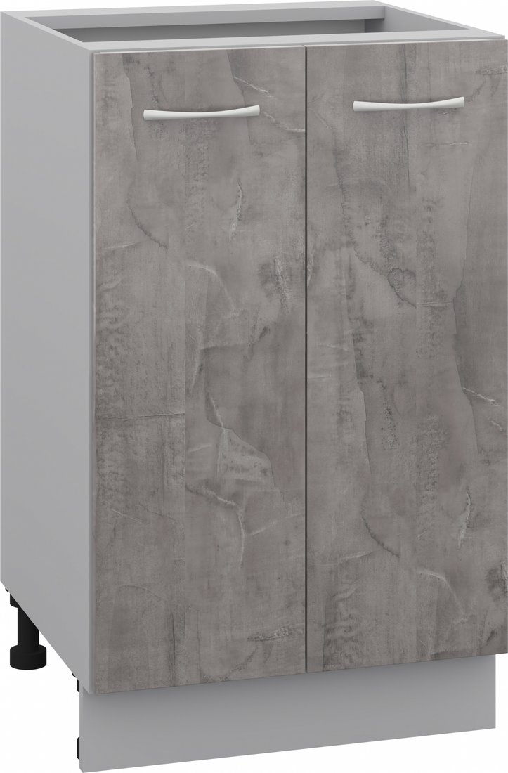 

Шкаф напольный Кортекс-мебель Корнелия Лира НШ50р без столешницы (оникс)