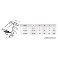Вентиляционная решетка Awenta KO150-30 (черный)